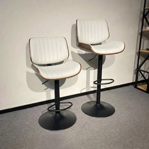 SILLA DE BAR-4930 Blanco