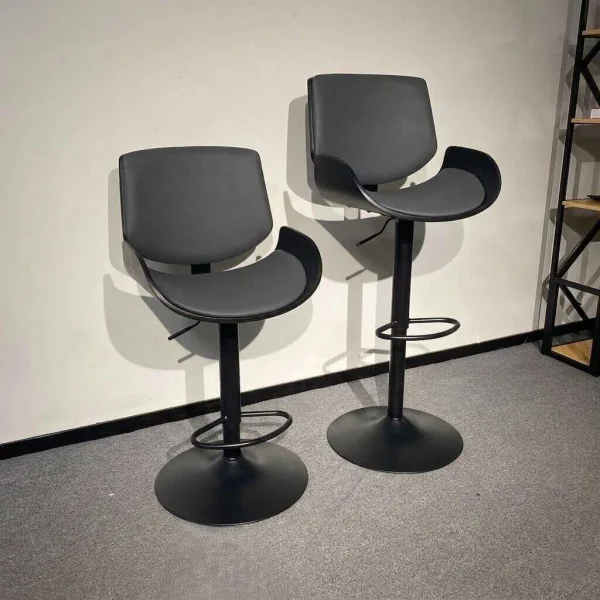 SILLA DE BAR-4930 Gris
