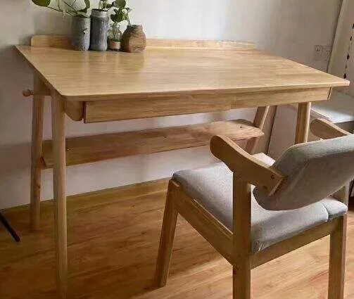 MESA ESCRITORIO MADERA CAUCHO